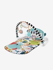 Fisher-Price Baby Playmat Glow and Grow Kick  Play Piano Gym, Blue Musical