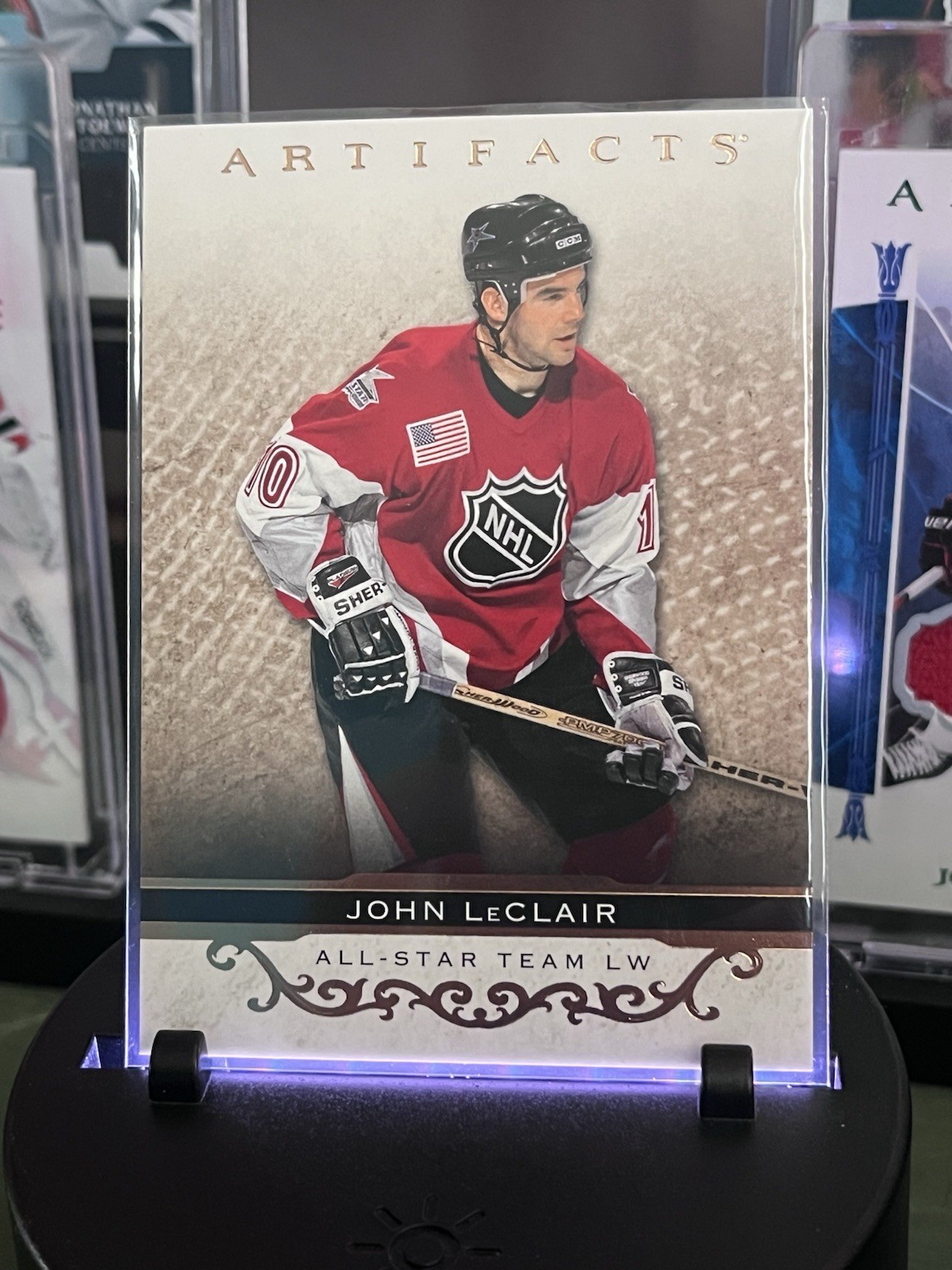 Upper Deck 2021-22 Artifacts Hockey John LeClair Flyers All-Star Team #151