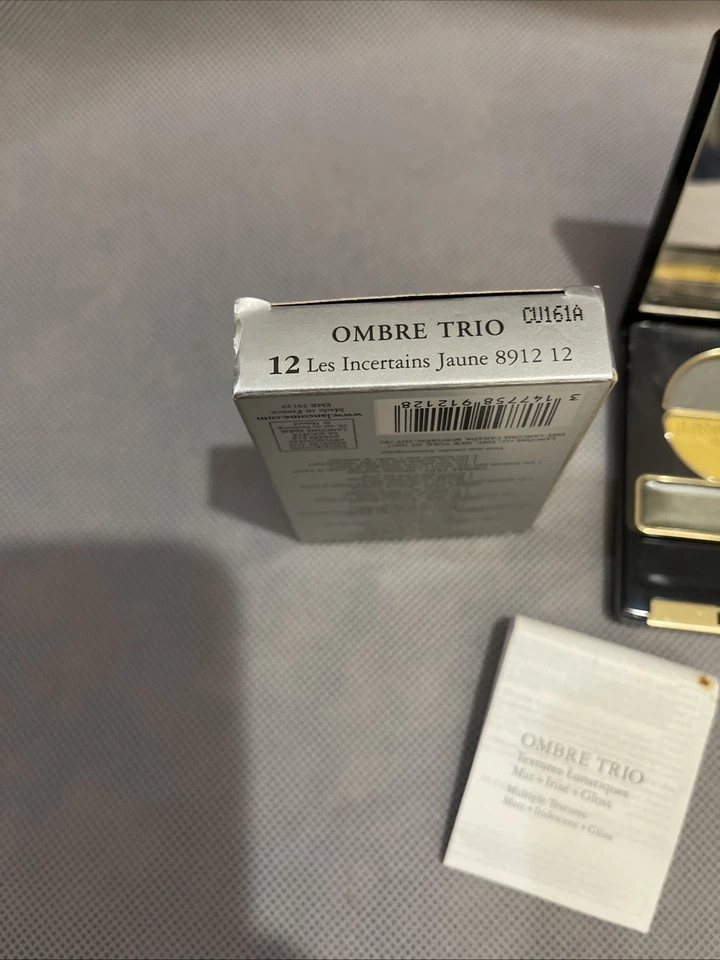 Lancome Ombre Trio Eyeshadow Compact - Les Incertains Jaune - New NOS Discontin - Image 4 of 4