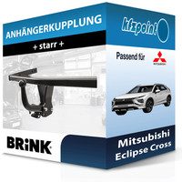 Brink AnhäNgekupplung Starr Passend für Mitsubishi Eclipse Cross 10.2017-01.2021