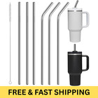 Reusable Stainless Steel Straws,6 Pcs Metal Drinking Straws Extra Long Straws B