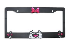 Minnie Bow V2 3d Raised License Plate Frame Minnie Bow V2 3d Raised License Plate Frame