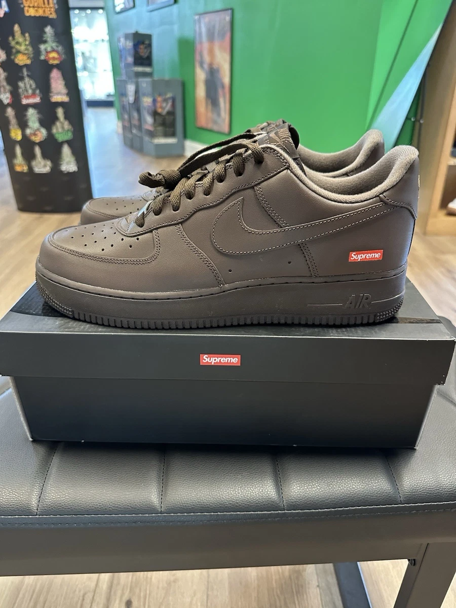Nike Supreme x Air Force 1 Low Box Logo - Baroque Brown for Sale