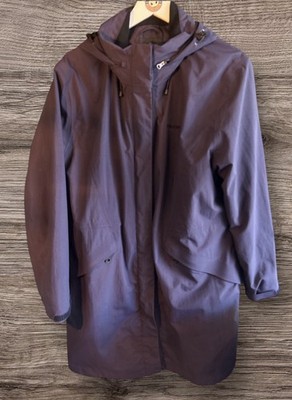 Rohan Damen Large Hilltop Barricade wasserdichte Regenjacke Mantel Pflaume Smart 