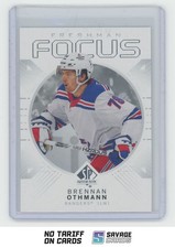 2024-25 SP Authentic Freshman Focus Brennan Othmann RC #FF-8 New York Rangers