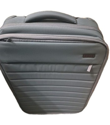 Away Carry On Luggage Suitcase Roller Spinner Coast Blue Hard Cover NEW 