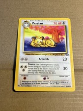 Pokémon TCG Giungla 42/64 Carta Persiana WOTC NM Vintage 1999