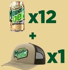 Cap+FREE 12-PAK,Collector-Dirty Mountain Dew,Cream Soda,UNOPENED Early AccessKit — photo 5