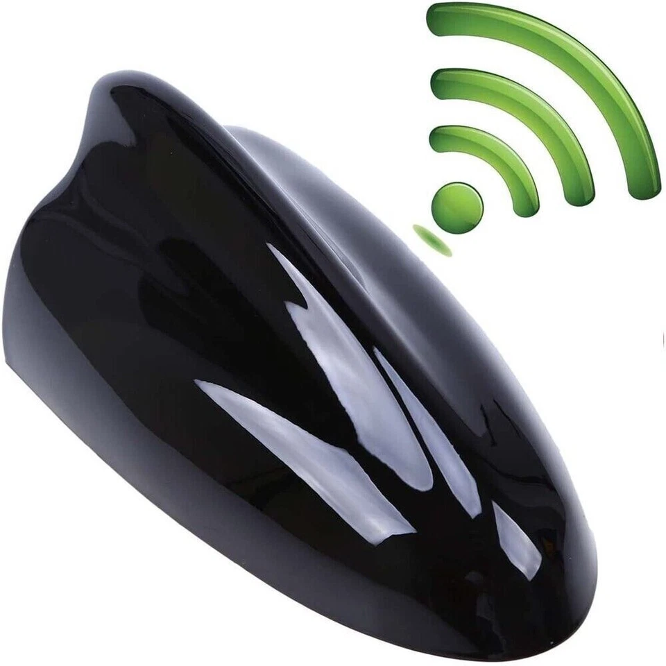 Glossy Black Car Shark Fin Roof Antenna Radio Aerial for Ford Fusion Foto 3 de 4