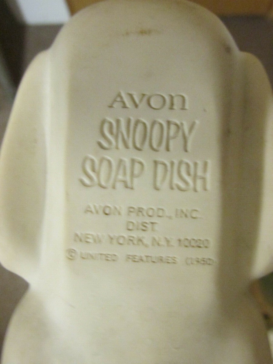 PEANUTS - ヴィンテージSNOOPY AVON Peanut Snoopy plaques and bath bottle Hallmark