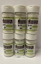 Lot of 6 New Trader Joe's Pure Organic Stevia Extract Powder  EXP 05/2031
