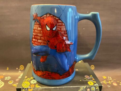 Universal Studios Marvel Spiderman Spider Sense Tall Large 3D Coffee Mug EUC &#039;12