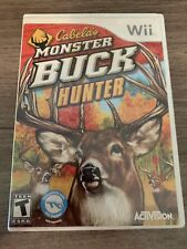 Cabela's Monster Buck Hunter (Nintendo Wii, 2010) CIB Tested And Working