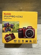 Kodak PIXPRO AZ362 16.0MP 36x Zoom Digital Camera Red Works/Details 