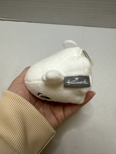 Hallmark Halloween Ghost Zip-A-Long Mini Plush Stuffed Animal Toy New - Picture 3 of 5