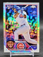 2023 Topps Chrome Logofractor Rookie Nelson Velazquez #82 RC
