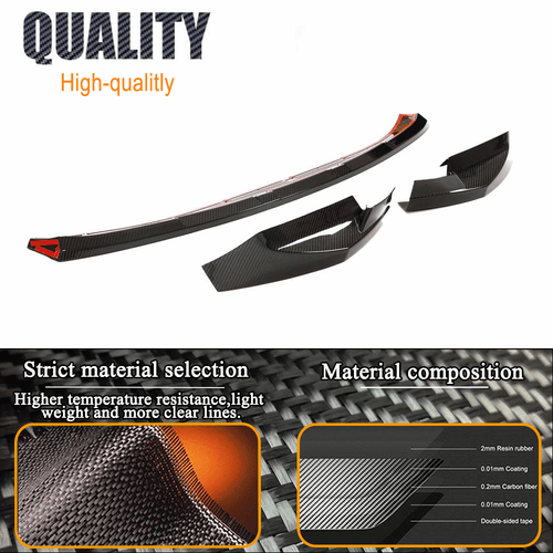 Carbon Frontlippe Lufteinlass Entlüftung Passt für BMW G80 M3 G82 M4 2021+2024 - Bild 6 von 12