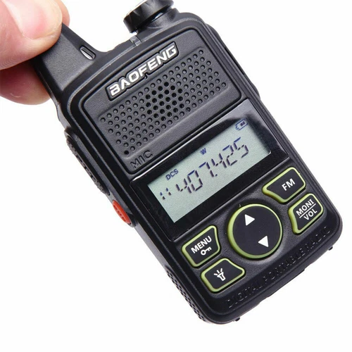 2 walkie talkie a lungo raggio BaoFeng BF-T1 radio bidirezionale UHF 400-470 MHHZ + cuffie - Foto 9 di 14