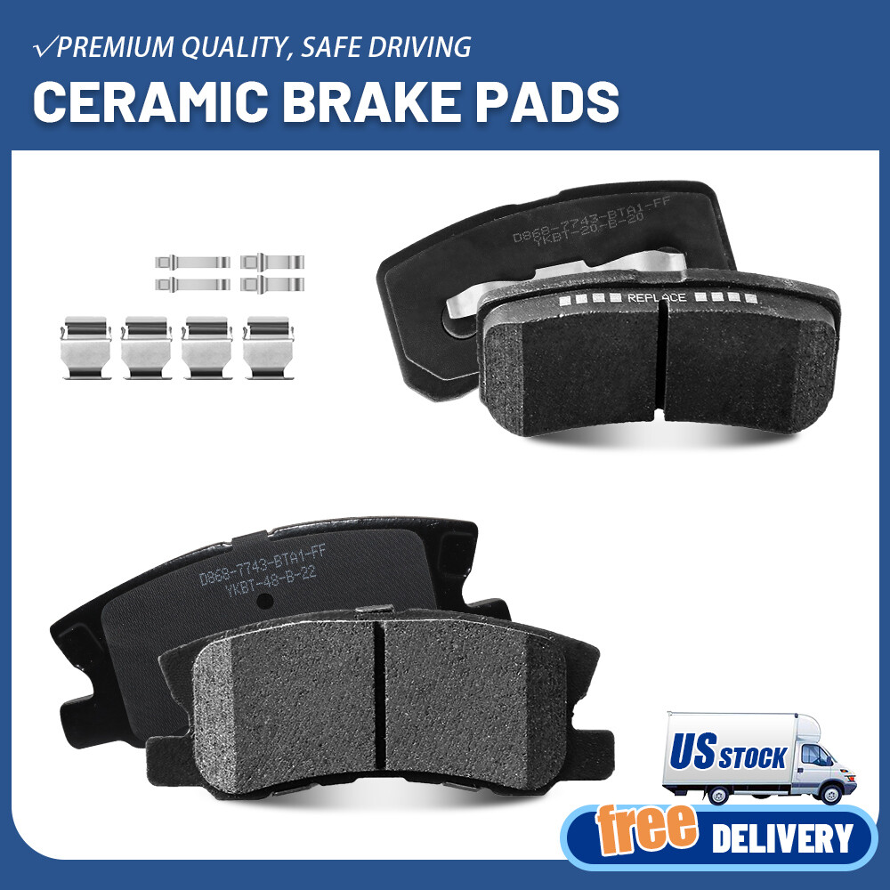 Ceramic Rear Brake Pads for Chrysler 200 Avenger Jeep Compass Patriot Endeavor