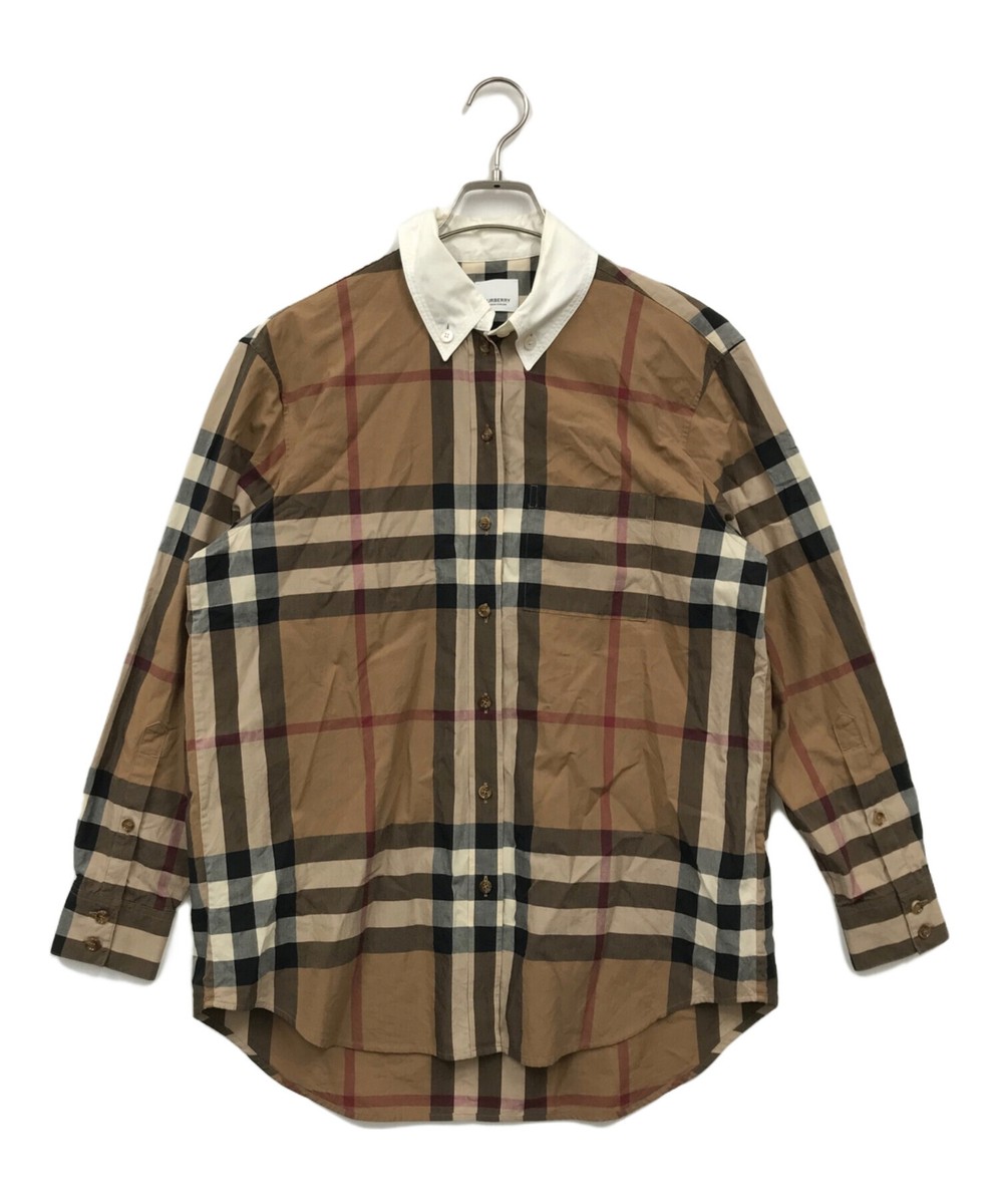 BURBERRY LONDON novablock check shirt Size: 38 Brown Men BURBERRY LONDON novablock check shirt Size: 38 Brown Men