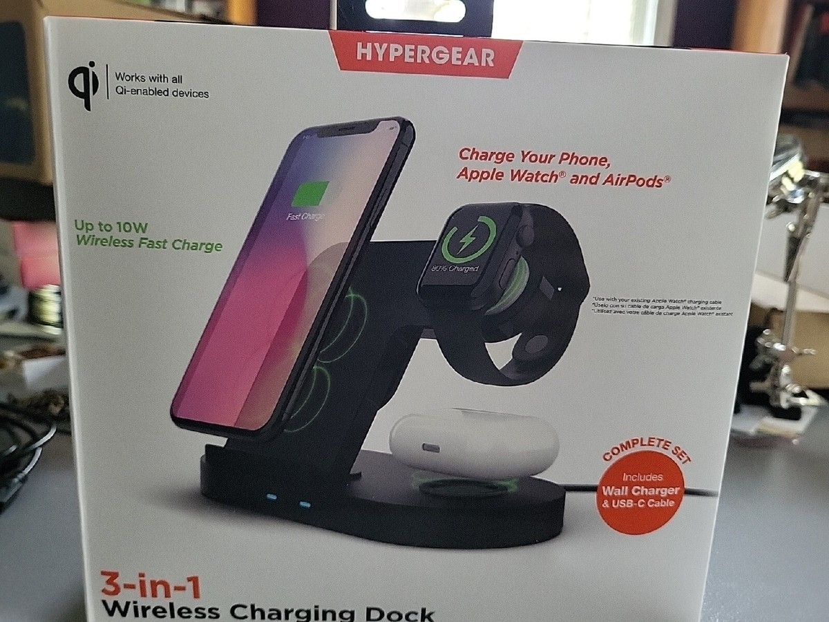 HyperGear in Wireless Charging Station QI Wireless Fast Charger  [Black]