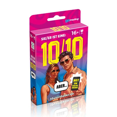 GOMAZING Kartenspiel Sie Er ist eine 10 von aber Partyspiel 800 Fragen ab 16 Familie