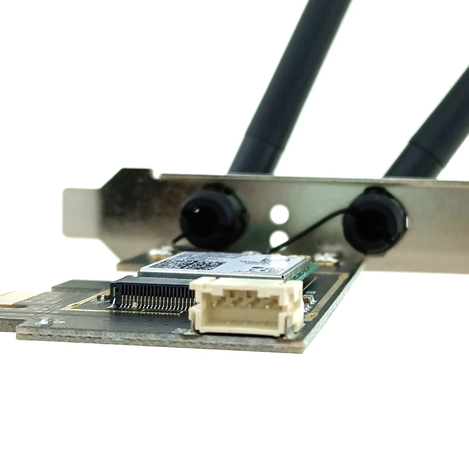 AX200 WiFi 6 Bluetooth PCIe Desktop Wireless Adapter Windows 10 11 Card 3000Mbps - Image 3 of 4