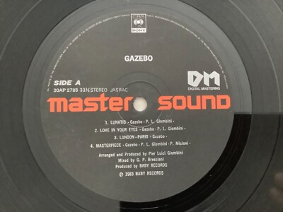 その他 LP Gazebo Gazebo (- Master Sound) 30AP2785 CBS SONY /00260 GAZEBO MASTERSOUND CBS SONY 30AP 2785 OBI JAPAN VINYL LP
