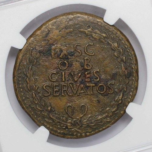 ROMAN EMPIRE AE Sestertius Claudius 41 AD NGC XF 5/2 - Picture 4 of 5