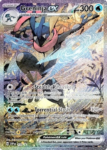 Greninja Ex 132 Sv: Scarlet & Violet Promo Cards