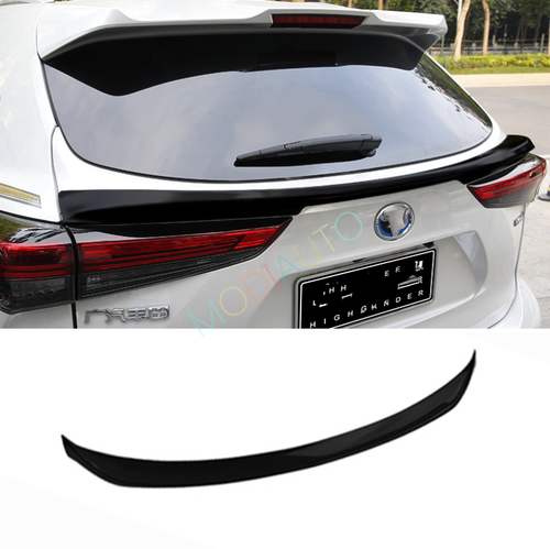 Rear Door Tail Trunk Spoiler Wing Lip For Toyota Highlander Black ABS 21-23 J - Picture 3 of 10