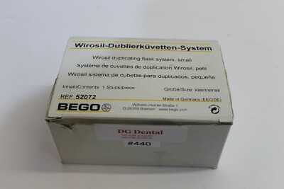 Bego Wirosil Dublierküvetten System, Zahntechnik, Dentallabor #440