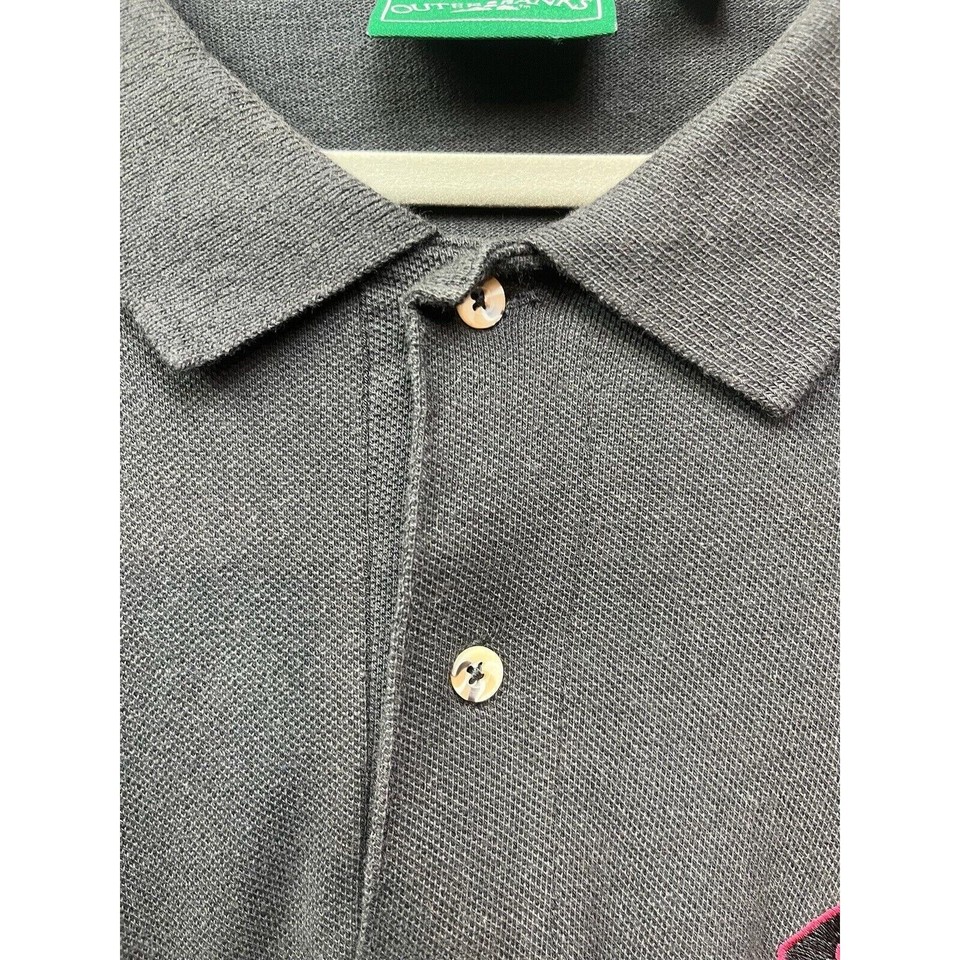 South Carolina USC Gamecocks Outer Banks Polo Shirt Mens XL Black