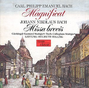 C.P.E. BACH J N BACH - C.p.e. Bach: Magnificat / J.n. Bach: Missa Brevis - CD