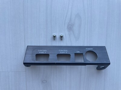 Commodore C64 Port Blech mit Schrauben Seitenblech für C64 Gehäuse  #BI6
