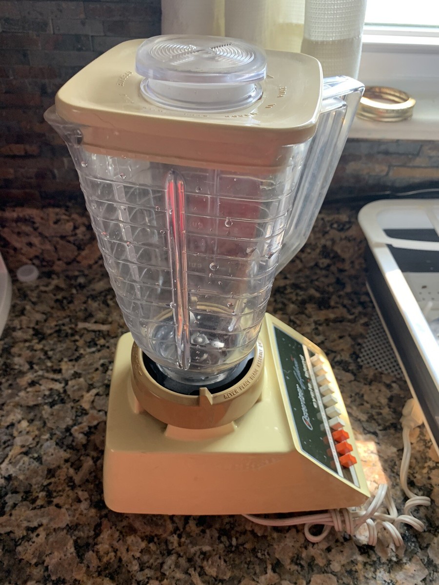 vintage osterizer blender Oster galaxie 1970s 10 speed Works w