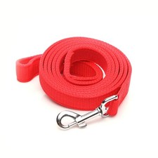 Strong Nylon Dog Leash with 2-Layer 4 FT/ 6 FT/ 7FT Long 1 Inch Wide for Medi...