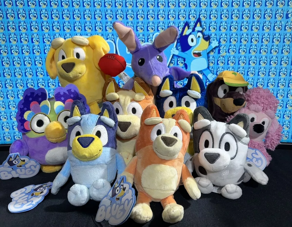 Bluey & Friends Plush 🐶 YOU PICK 🐶 Bluey, Bingo, Chattermax, Bob Bilby