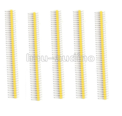 10PCS 40Pin 1x40P Male Breakable Pin Header Strip Connector Row 2.54mm