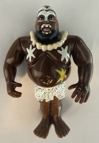 WWF Hasbro Kamala Series 7 (Yellow Card) Mint Cond...