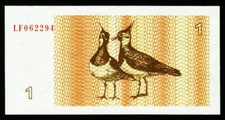 LITAUEN. 1 Talonas 1992. 39. UNC.