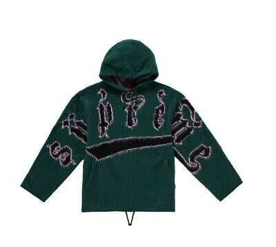 IN-HAND Supreme Accent Brushed Zip Up Hooded Sweater Green IN-HAND Supreme Accent Brushed Zip Up Hooded Sweater Green
