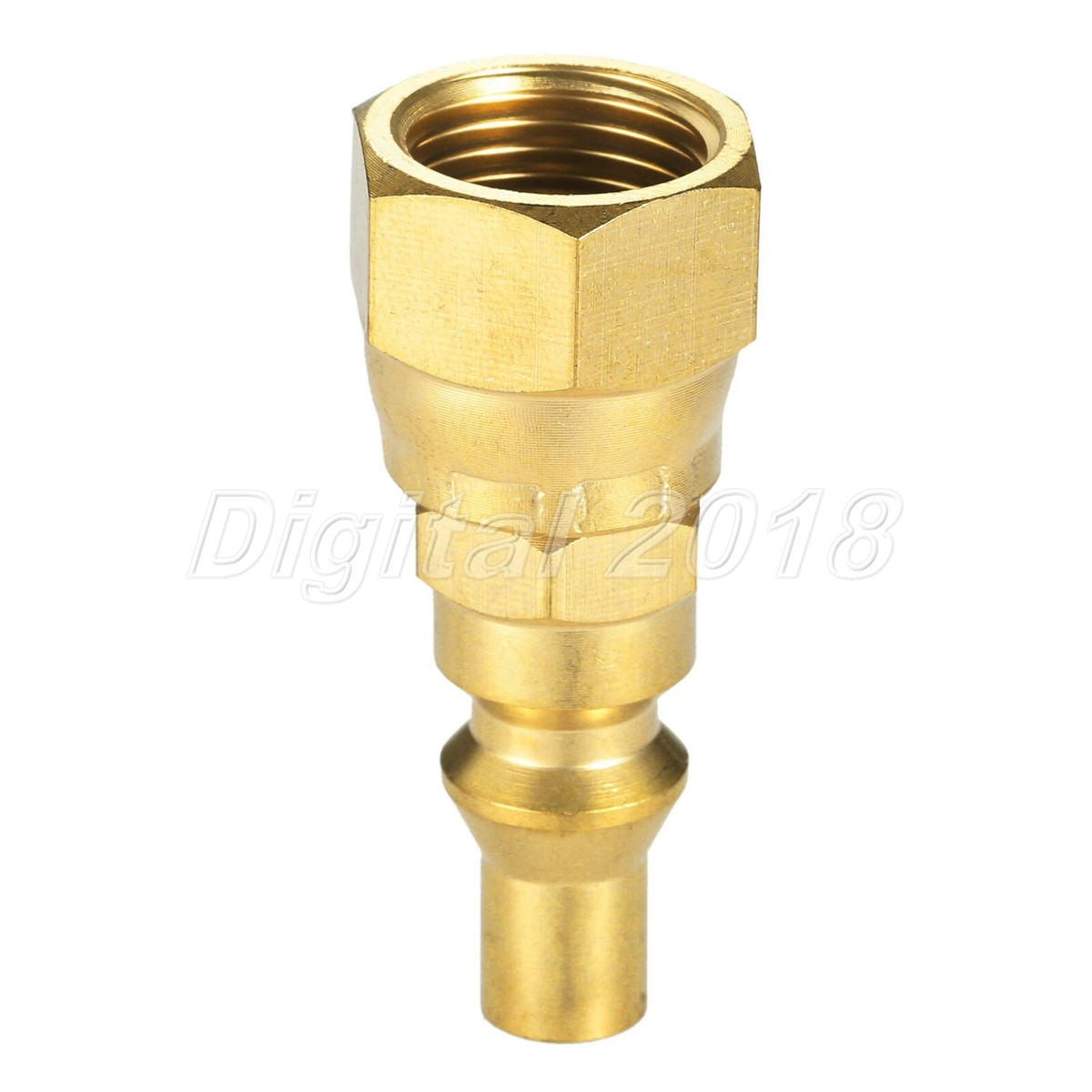 1/4" RV Quick Connect Propane Adapter – Brass – BBQ Grill To Fire Pit Connector