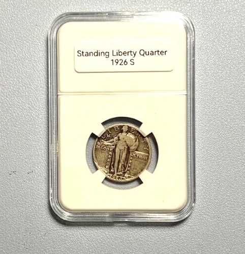 1926 S Standing Liberty Quarter - VF - Free Shipping