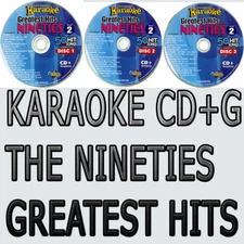 THE NINETIES HITS Chartbuster Vol-5038 KARAOKE 3 CD+G NEW DISCS in WHITE SLEEVES