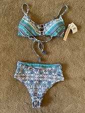 Nanette Lepore Iris Bralette Bikini Set 2-Piece Top and Bottom Size 4 NWT