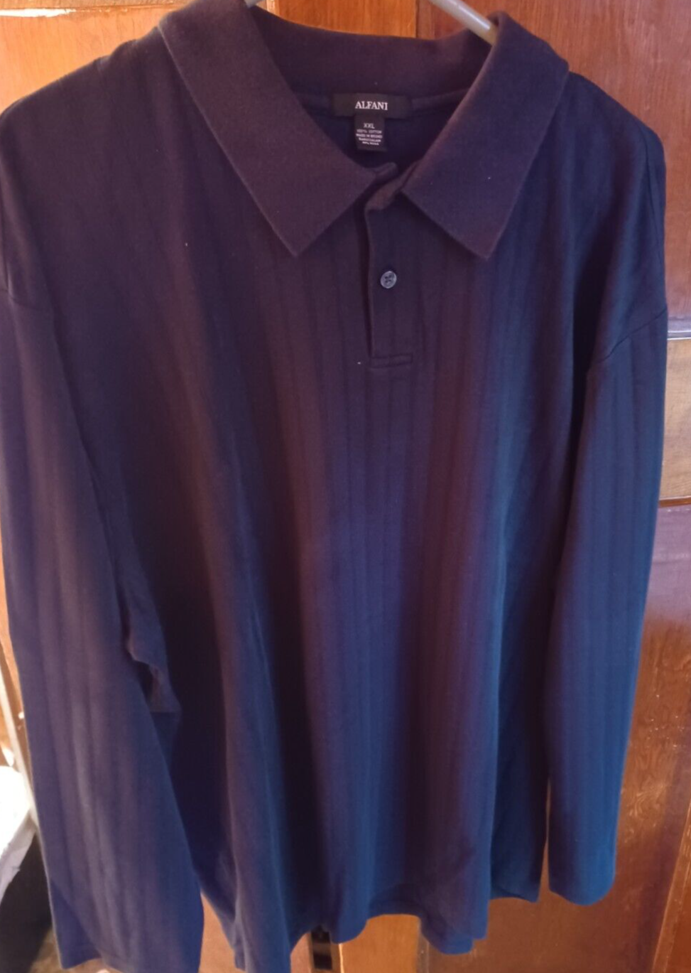 Polo Shirt Alfani Men's Regular-Fit  Color Black Size XXL-image