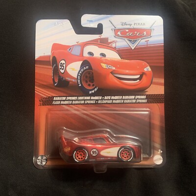 チャールズマックィーン Pixar Disney Cars LIGHTNING MCQUEEN ( CHASE ) Red chrome METAL