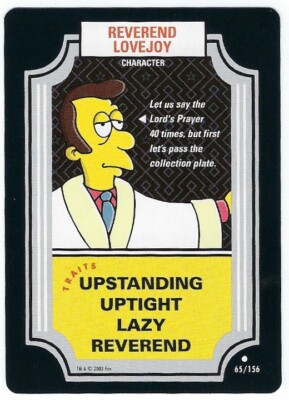 2003 THE SIMPSONS Trading Card Game TCG WOTC * YOUR CHOICE * YOU PICK *