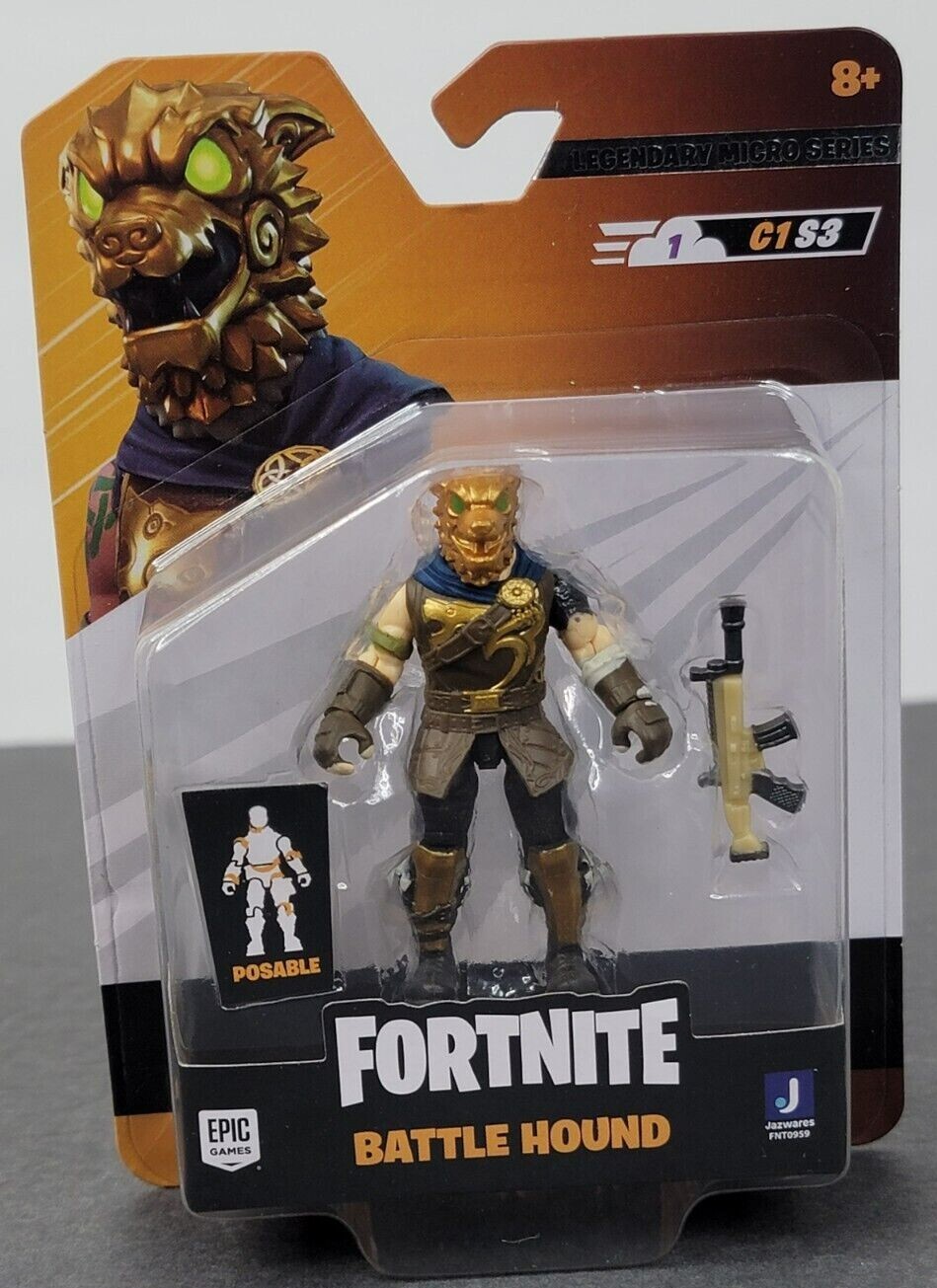 Fortnite Battle Hound Legendary Micro Series Action Figure 2.5"